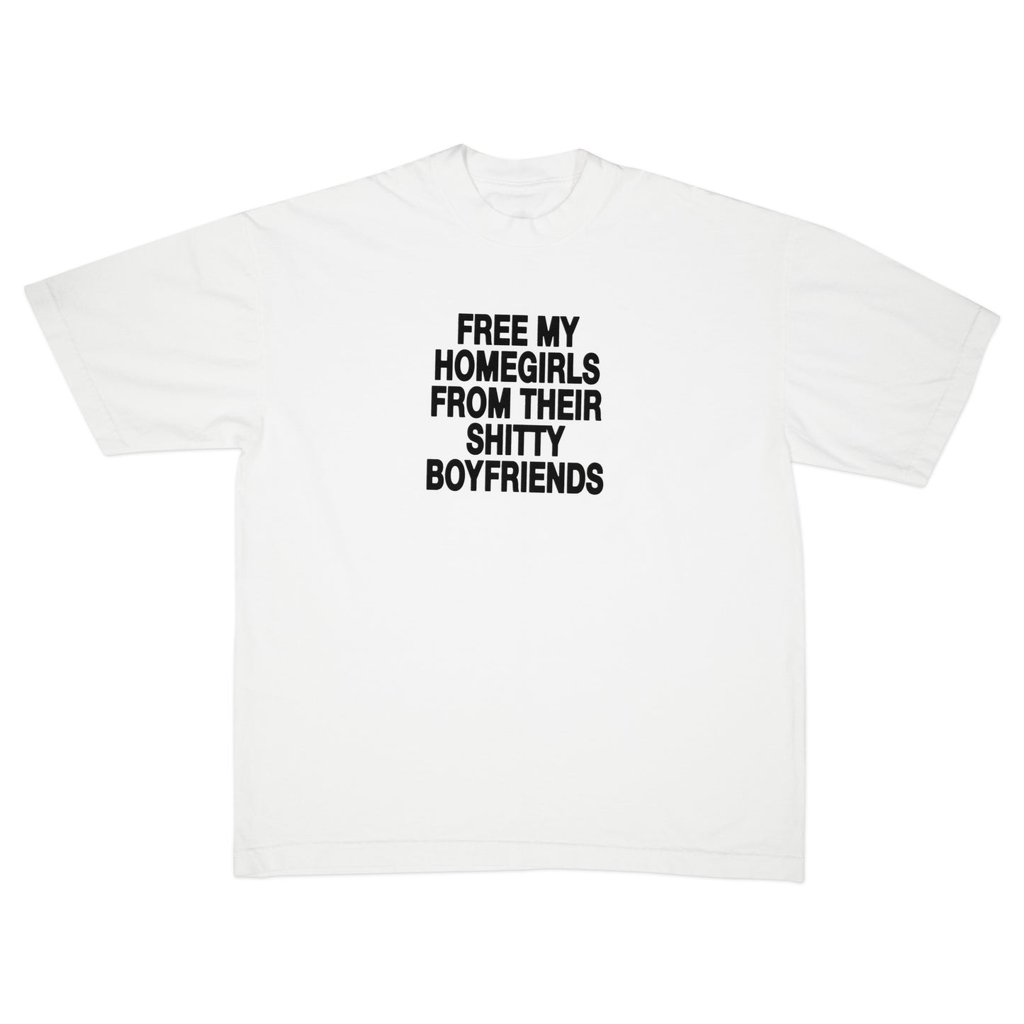 OVER SIZED WHITE TEE